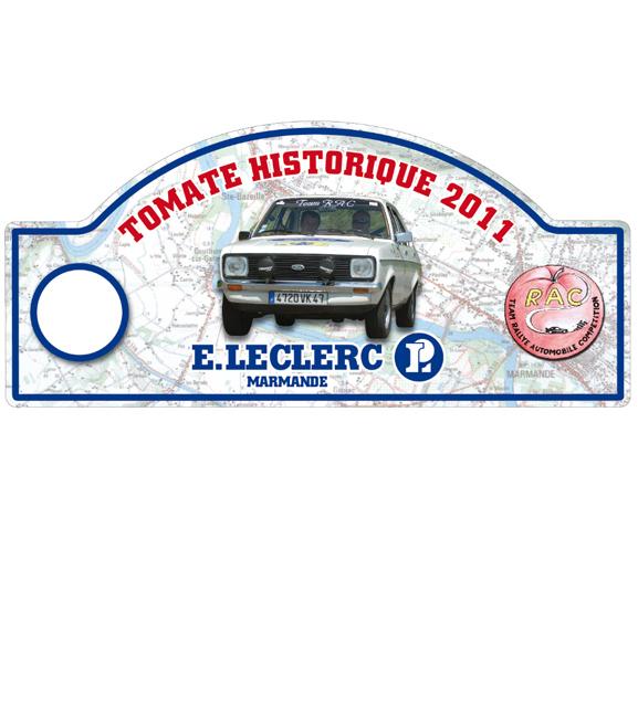 RALLYE AUTO COMP.-plaque rallye 2011